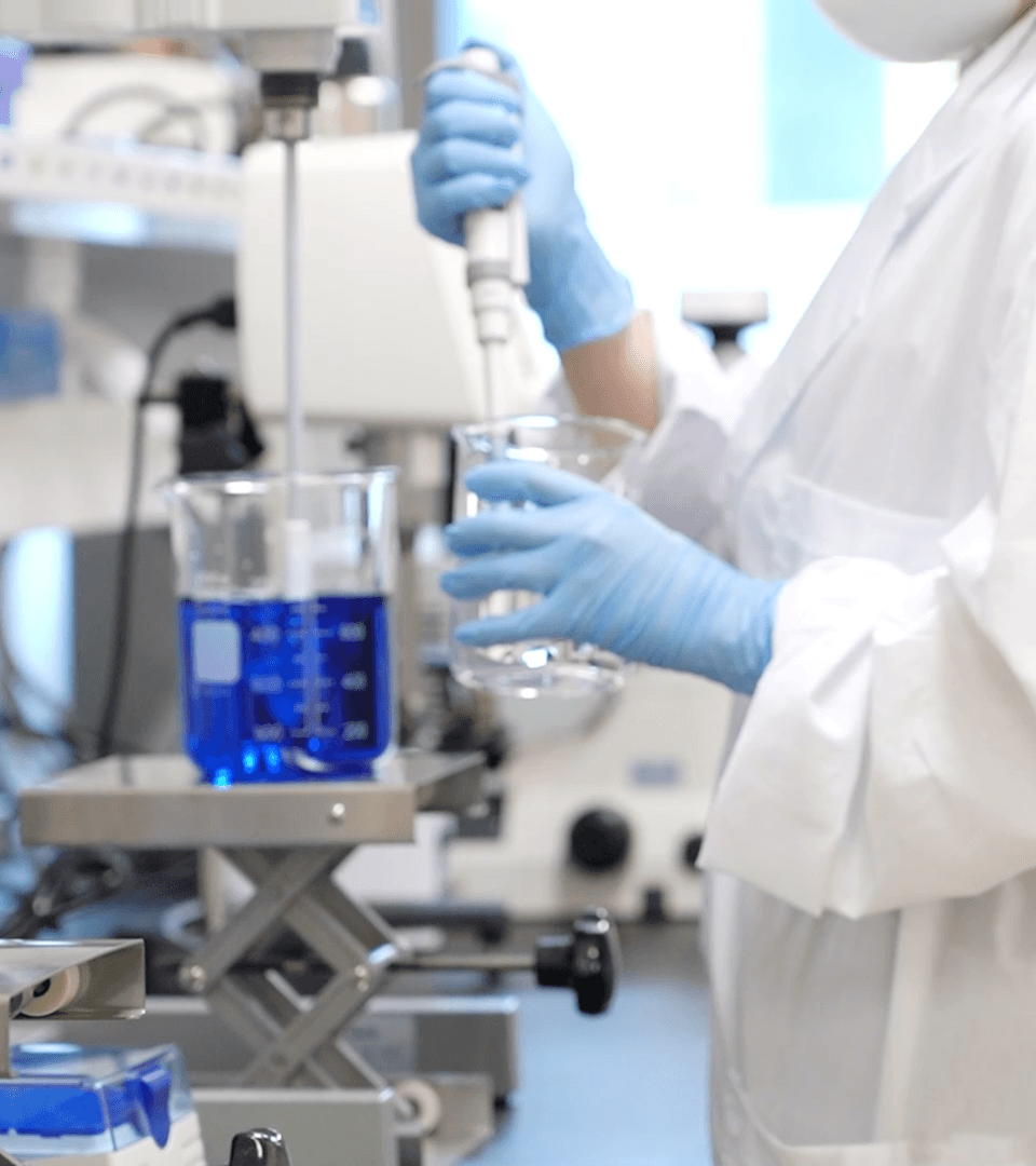 Profesionales en laboratorio